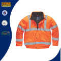 Orange Wasserdichte Hi Vis Bomber Jacke